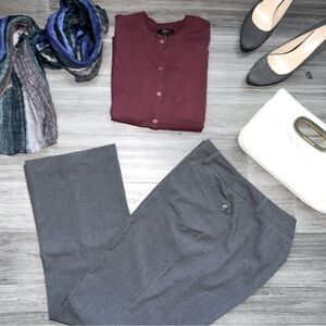 Counterparts Women’s Dress Pants, Light Gray / sz 16